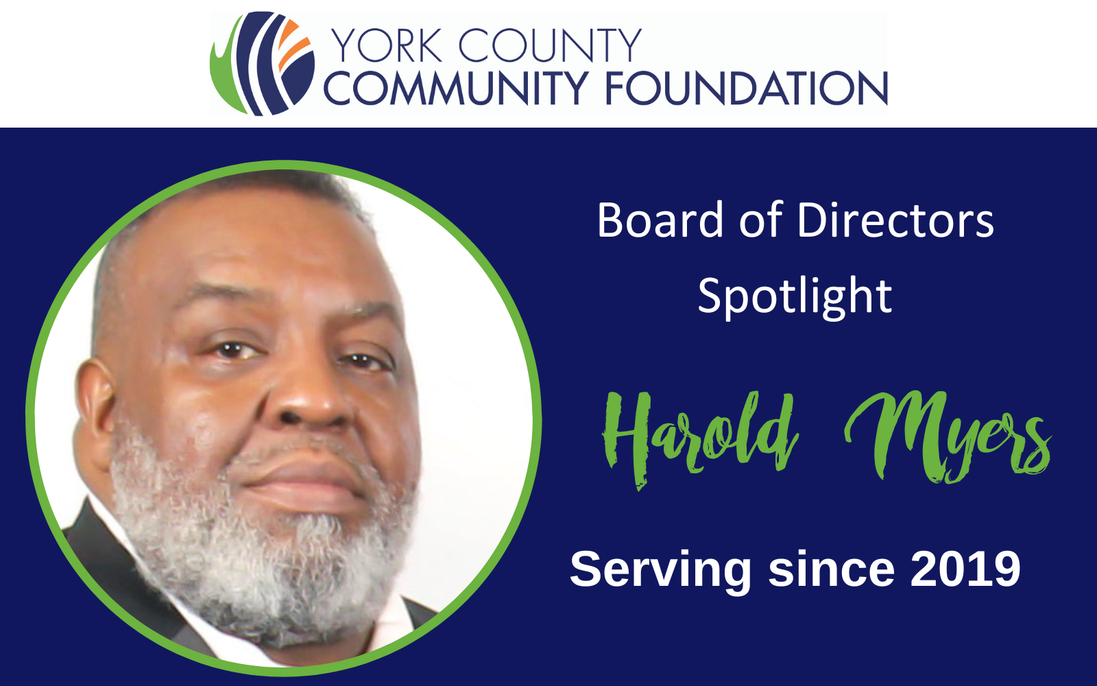 Board Member Spotlight: Harold Myers