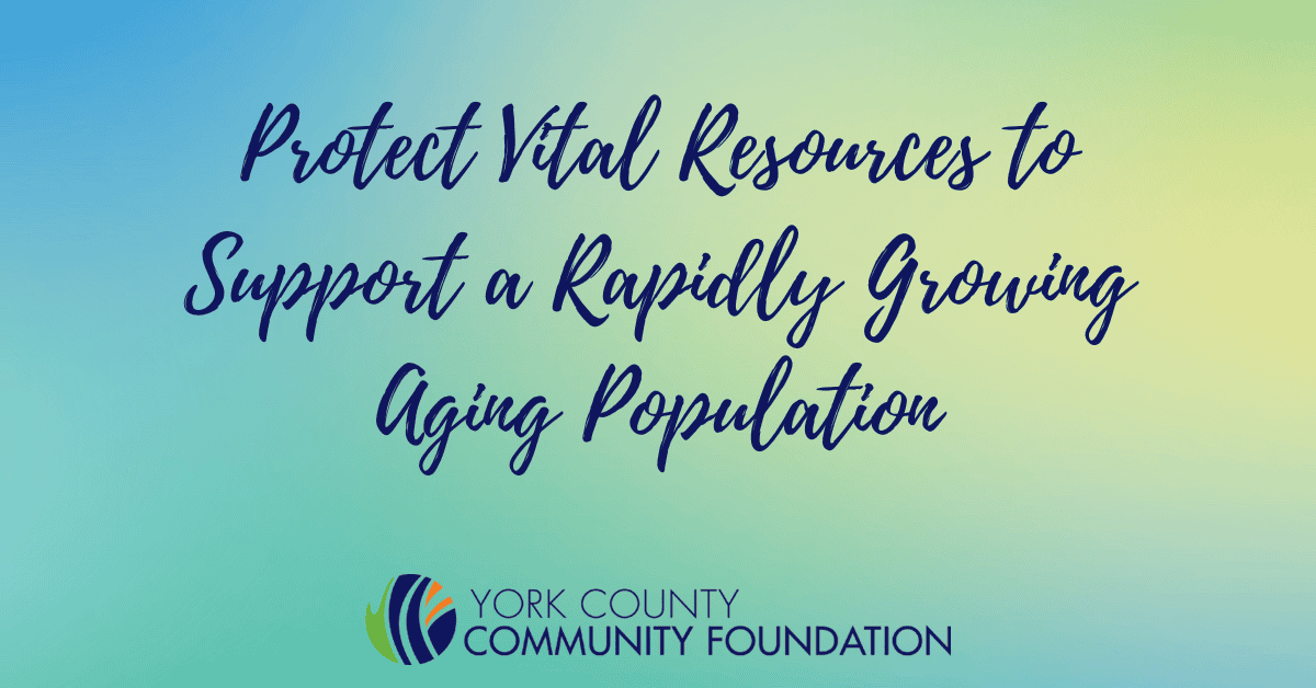 Protect Vital Resources to Support a Rapidly Growing Aging Population